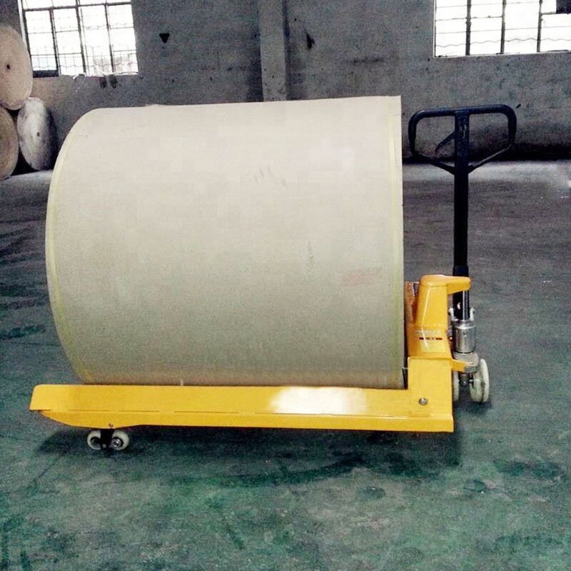 Roll Hand Pallet Truck Manufacturer - 2-3 Ton for Paper Plastic Film Rolls
