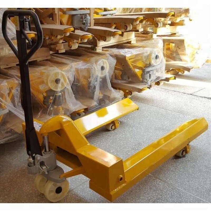 Roll Hand Pallet Truck Manufacturer - 2-3 Ton for Paper Plastic Film Rolls