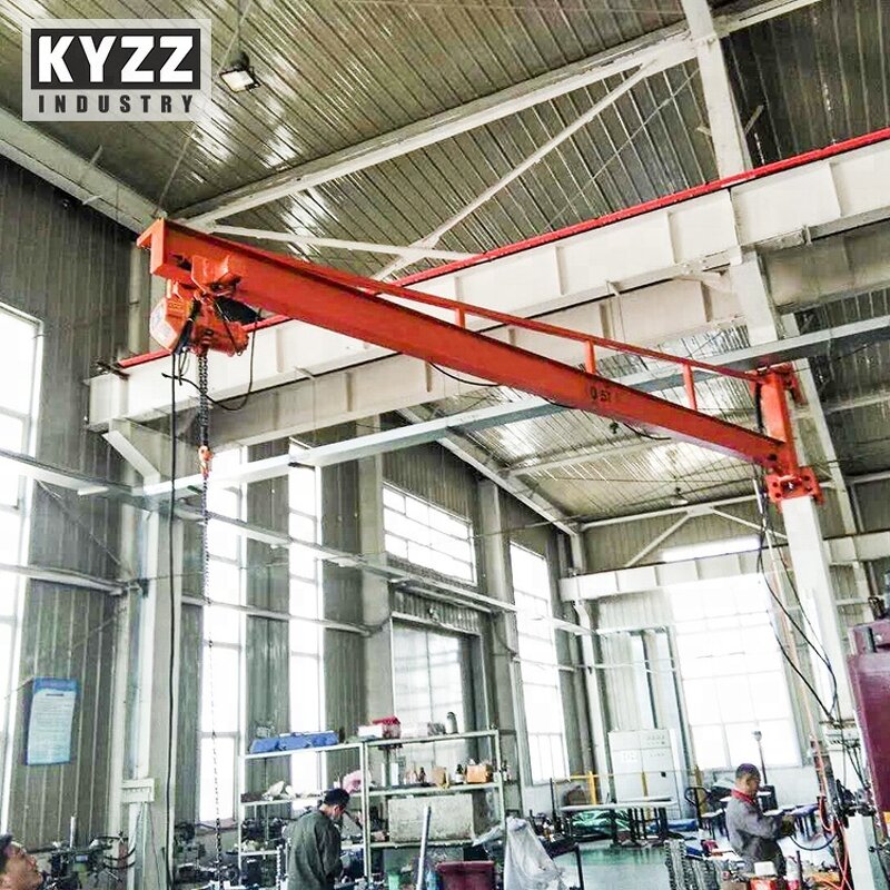 Jib Crane Manufacturer - 0.5-3 Ton Wall Mounted 180 Degree Rotating