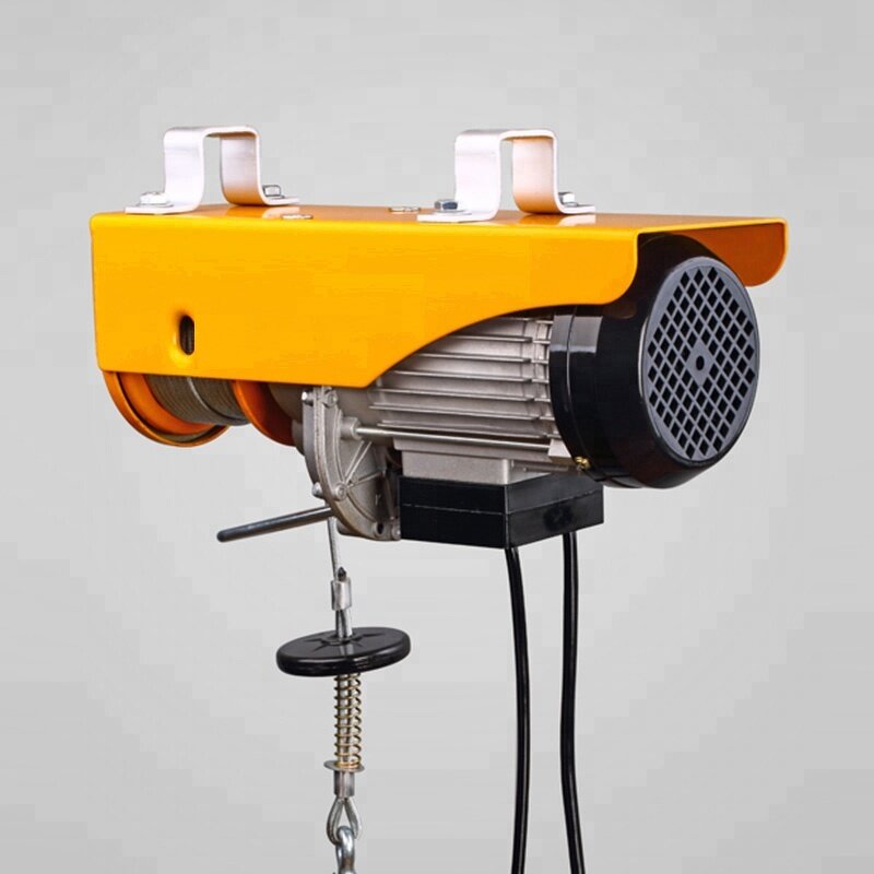 Mini Electric Hoist Manufacturer - 110v 220v 100kg Wire Rope Hoist