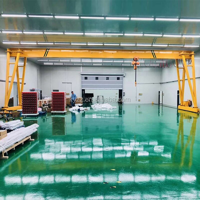 Gantry Crane Manufacturer - 5-10 Ton Rail Mounted Mobile Electric Crane