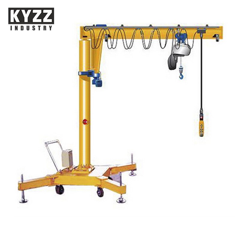 Jib Crane Manufacturer - Pendant Control Electric Floor Mobile Crane
