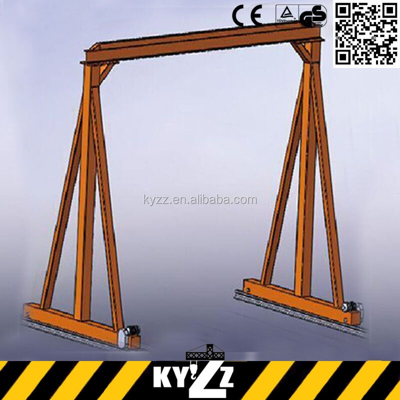 Gantry Crane Manufacturer - 5-10 Ton Rail Mounted Mobile Electric Crane