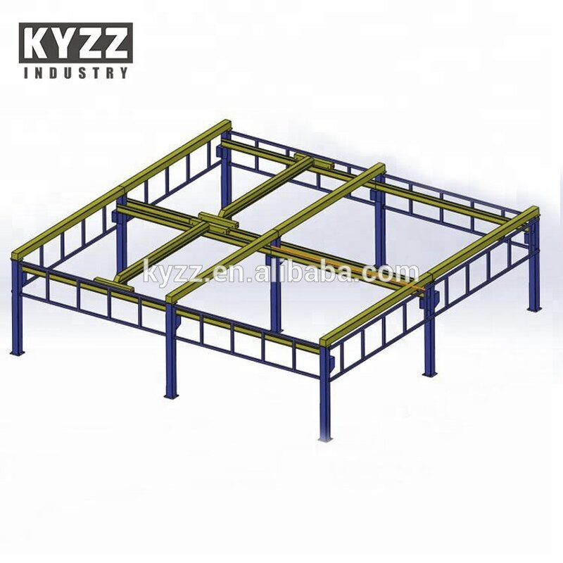 Overhead Crane Manufacturer - Free Standing Modular Workstation Bridge Crane