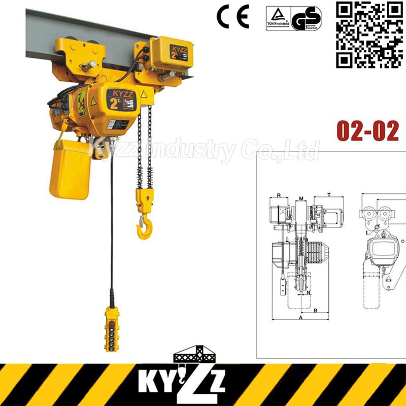 Electric Chain Hoist Manufacturer - 1-5 Ton Low Headroom Used Hoist