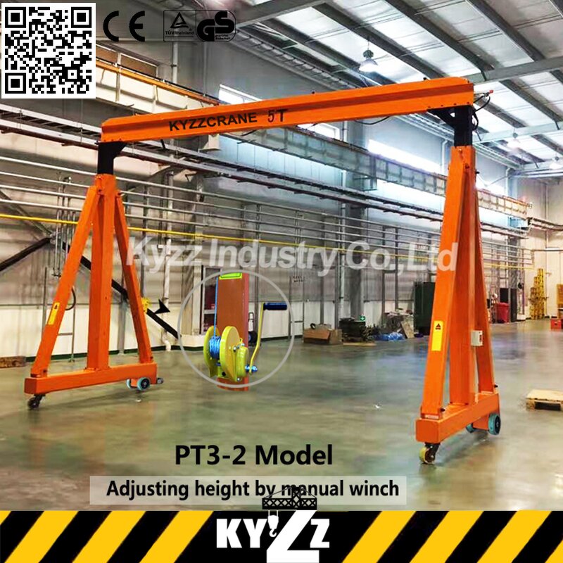 Gantry Crane Manufacturer - Mini 3-5 Ton Portable Hoist Winch Crane