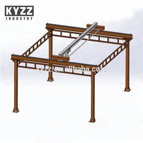 Overhead Crane Manufacturer - Free Standing Modular Workstation Bridge Crane