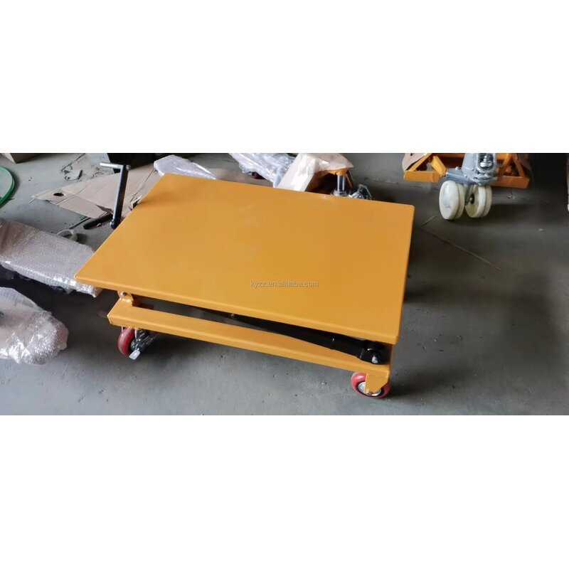 Scissor Lift Table Manufacturer - MP-A Manual Cranking Hydraulic Mobile