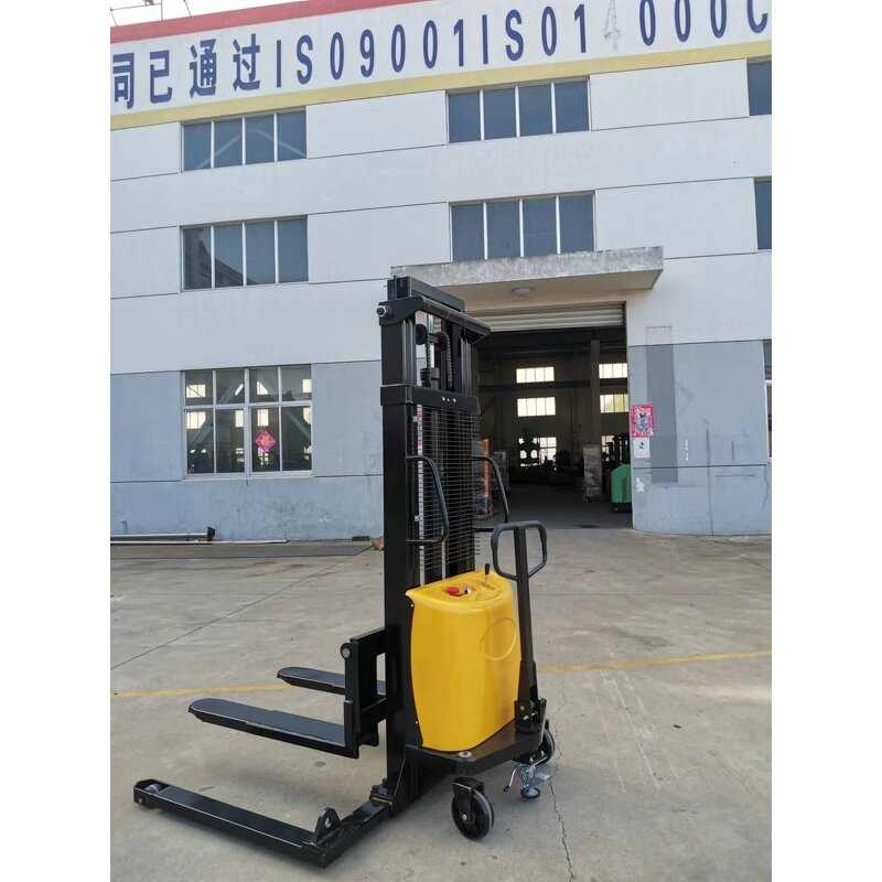 Electric Pallet Stacker Manufacturer - 1-2T Battery Semi Electric Stacker