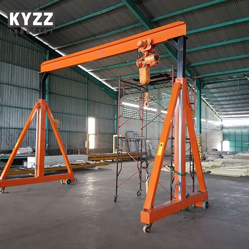 Gantry Crane Manufacturer - 1-10 Ton Semi Self Propelled Electric Crane