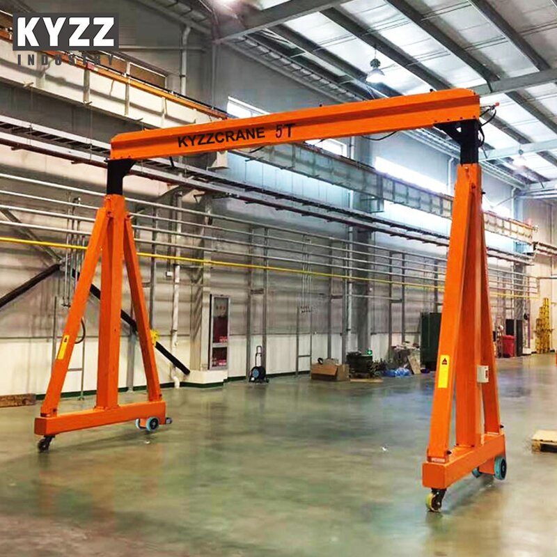 Gantry Crane Manufacturer - 1-10 Ton Semi Self Propelled Electric Crane