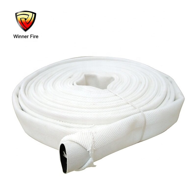 Fire Hose Manufacturer - White 1.5 Inch Double Jacket Fire Hose