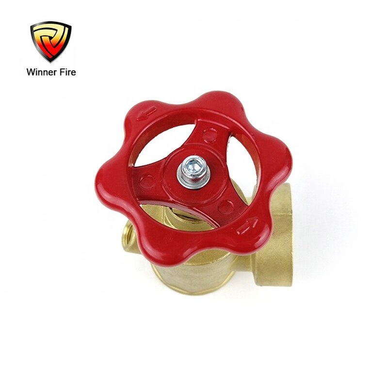 Fire Valve Manufacturer - DN45 Brass Barcelona with Pressure Gauge