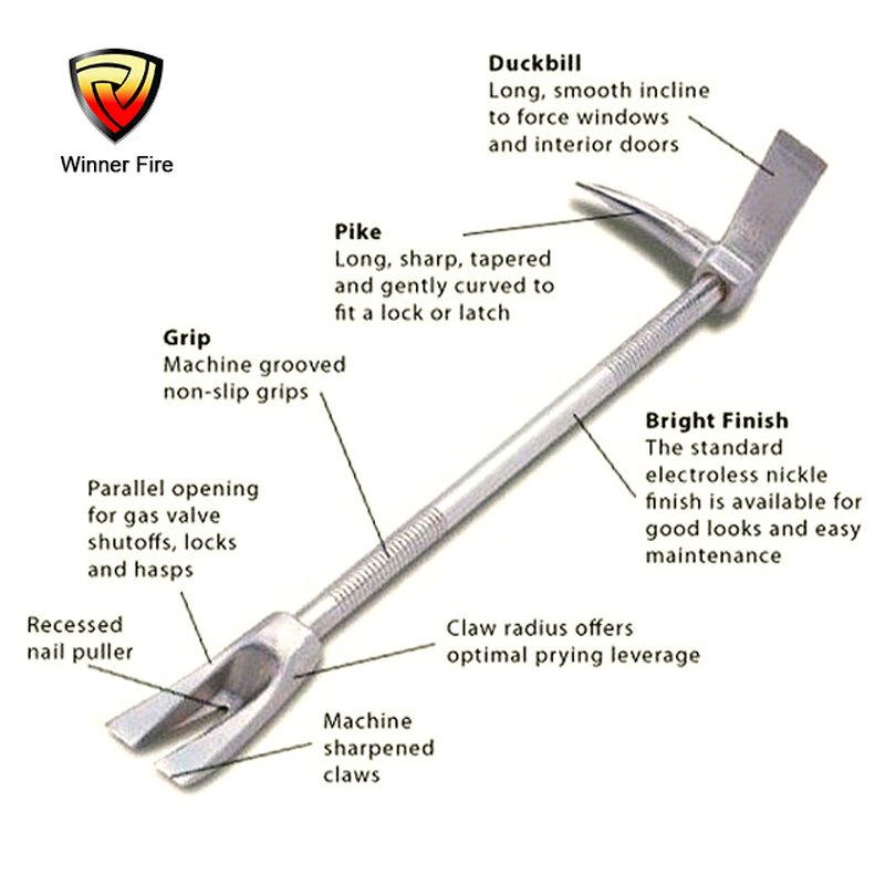 Hooligan Tool Manufacturer - Fire Rescue Forcible Entry Halligan Bar