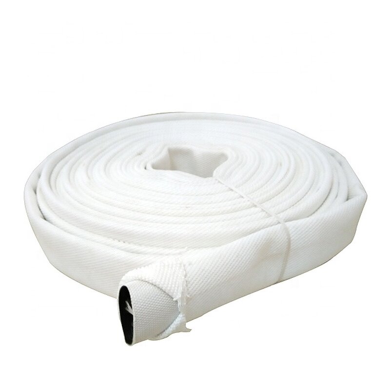 Fire Hose Manufacturer - White 1.5 Inch Double Jacket Fire Hose