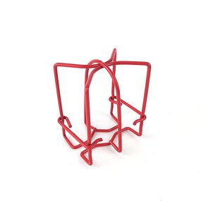Fire Sprinkler Cage Manufacturer - Red One Piece Powder Coated Cage