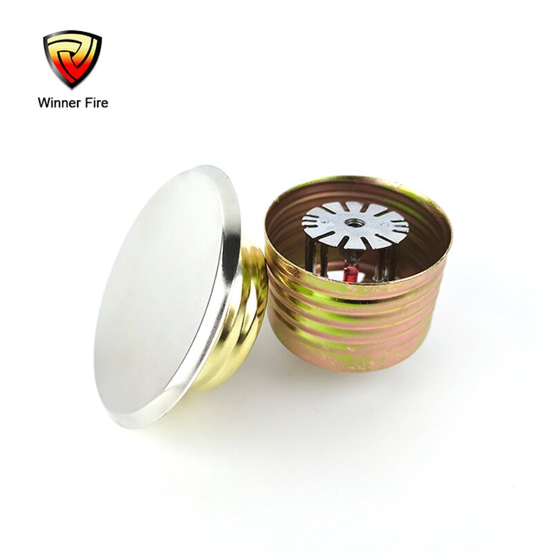 Fire Sprinkler Head Manufacturer - Chrome Cap Automatic Concealed Head