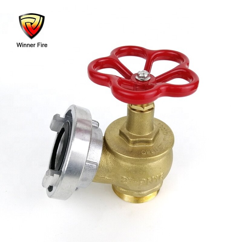 Fire Hose Angle Valve Manufacturer - 2 Inch Brass Oblique with Storz