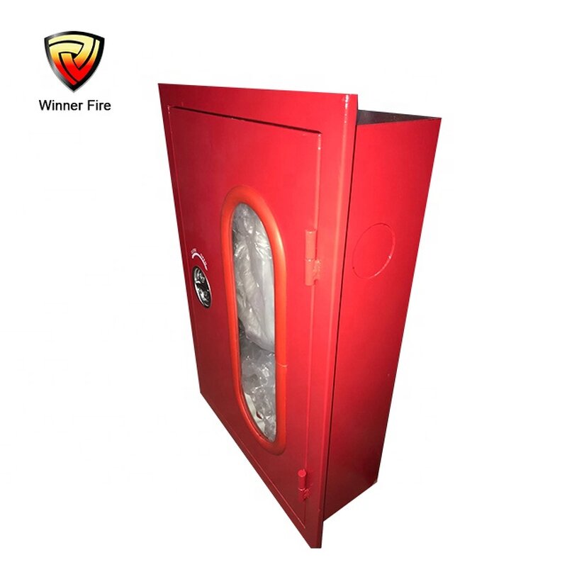 Fire Hose Cabinet Manufacturer - Single Recessed Cabinet with Glass