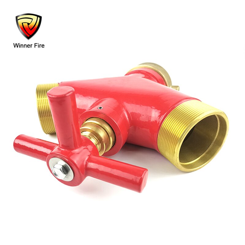 Dividing Breeching Manufacturer - Australia Brass 65mm FBT Inlet Outlet