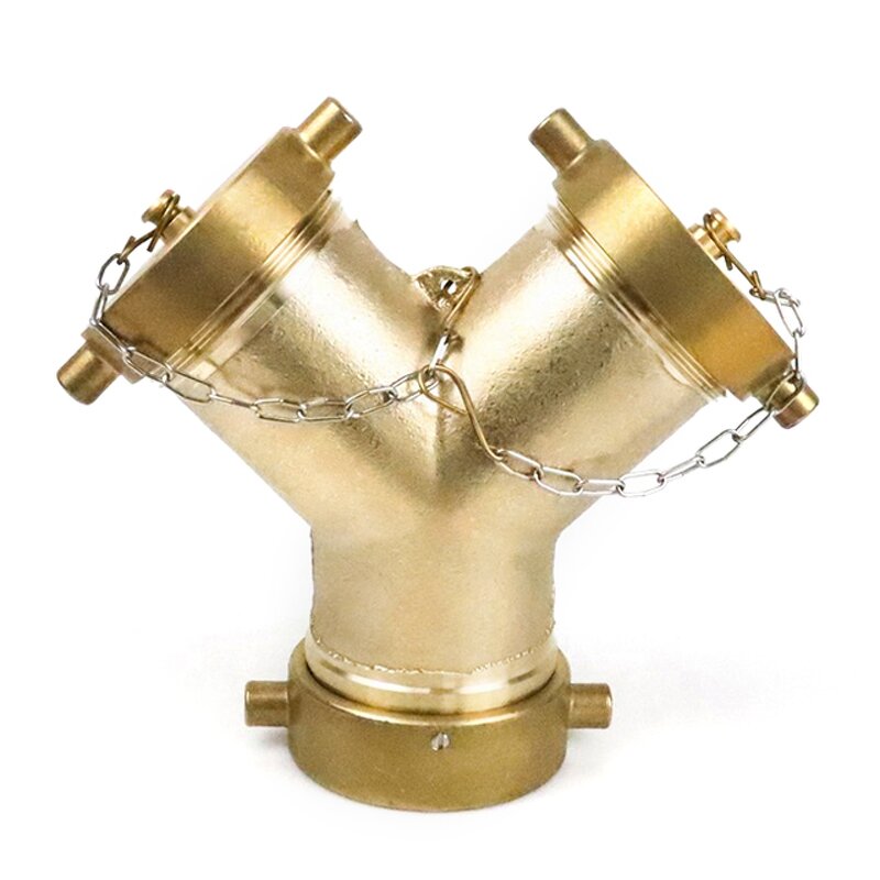 Siamese Connection Valve Manufacturer - 2 Way Y Brass Water Divider