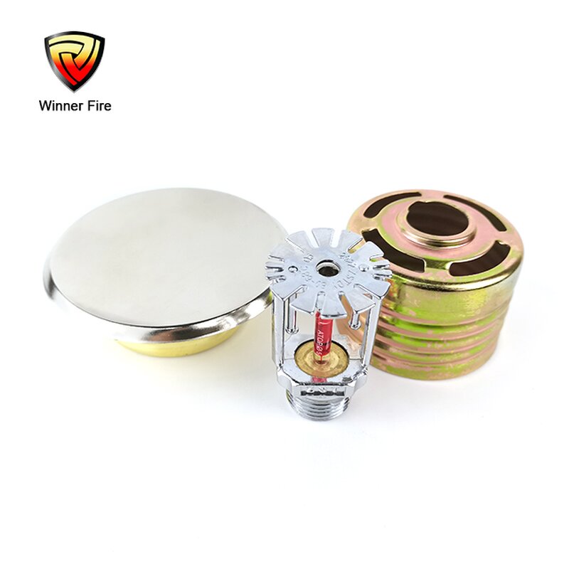 Fire Sprinkler Head Manufacturer - Chrome Cap Automatic Concealed Head
