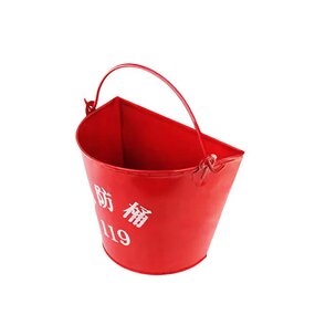 Fire Bucket Manufacturer - Metal Red Fire Bucket for Fire Fighting
