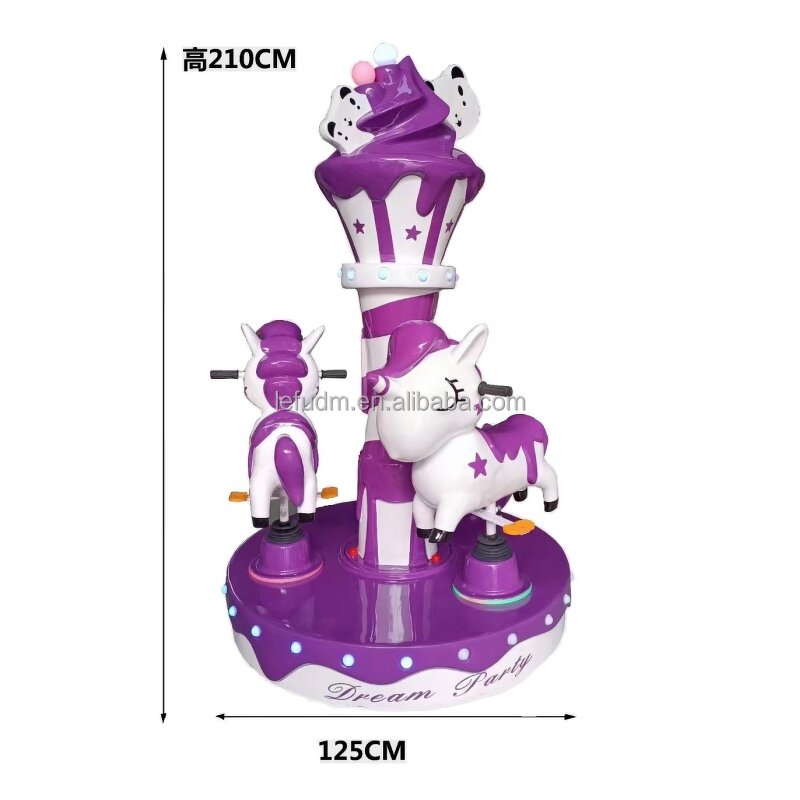 Carousel Machine Manufacturer - Wholesale Lefu Brand 3 Person 400W
