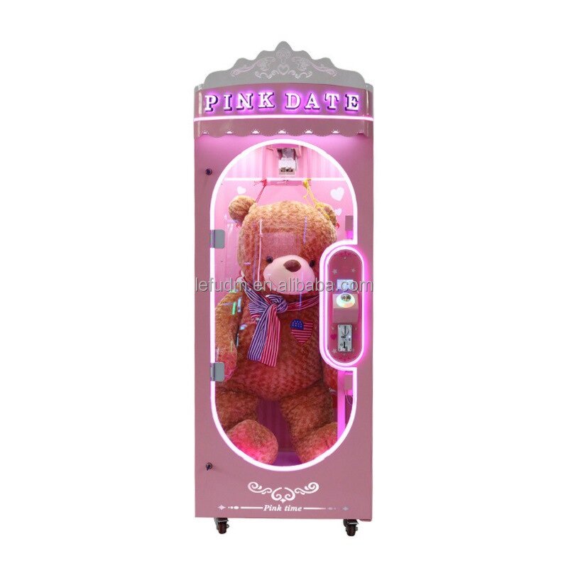 Claw Machine Manufacturer - PINK DATA Luxury Metal Acrylic Construction