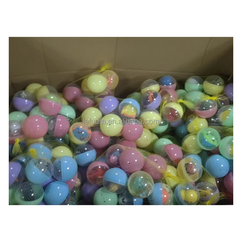 Capsule Toy Manufacturer - 75 mm Twisted Egg Plastic Capsule Toy
