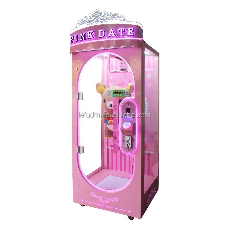 Claw Machine Manufacturer - PINK DATA Luxury Metal Acrylic Construction