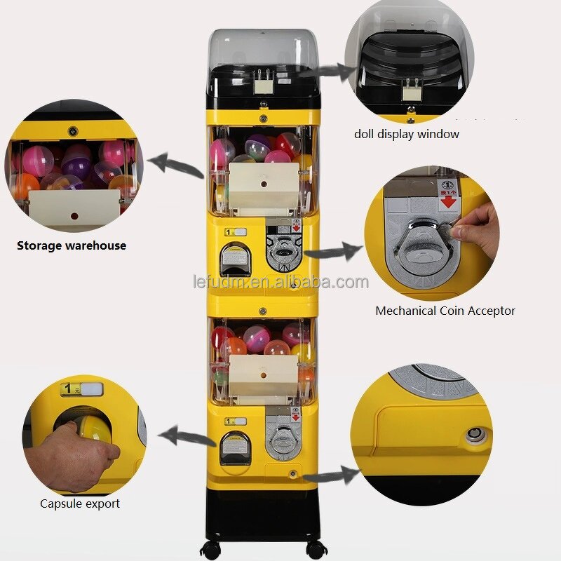 Capsule Vending Machine Manufacturer - 2 Layers Toy Twisted Egg Machine