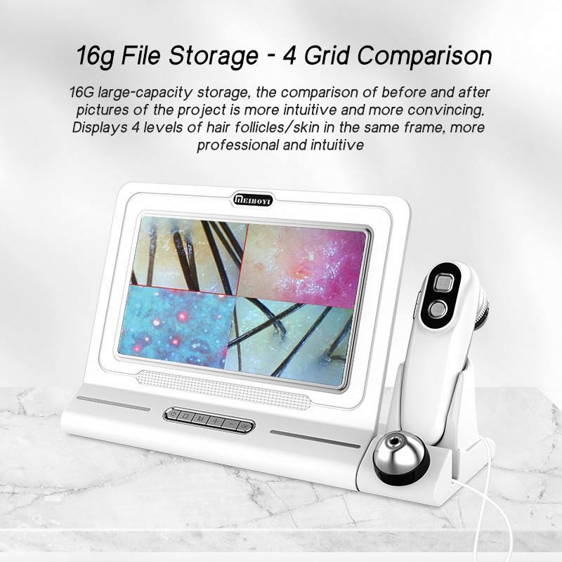 HD Hair Follicles Hair Scanner Scalp Detector Skin Analyzer Scalp Analysis Machine Skin Analysis Detector Beauty Salons