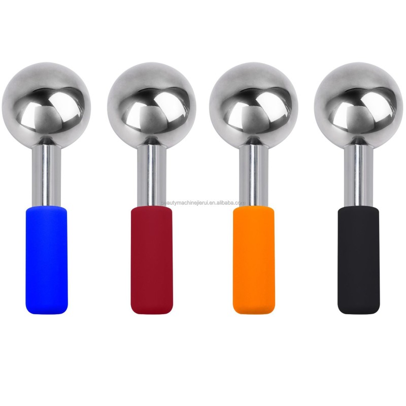 Beauty Skin Care Rejuvenation Cooling Facial Massager Stainless Steel Ice Globes