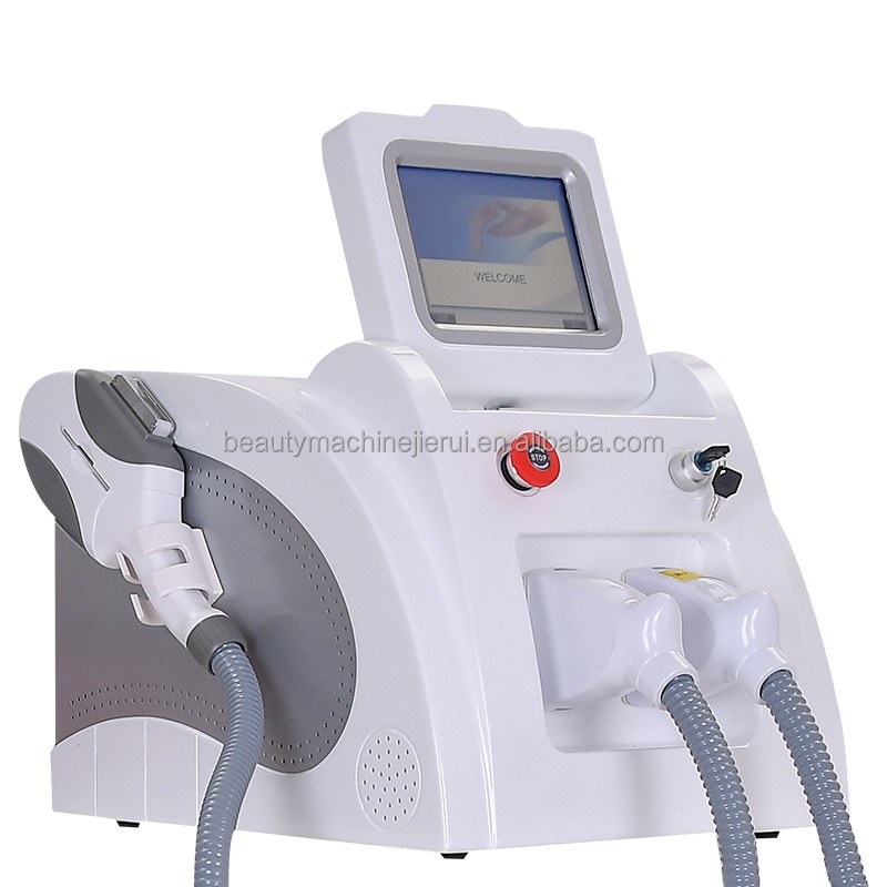 OPT IPL+RF+ND Yag Laser Multi Function Tattoo Removal Laser Painless Hair Removal Machine