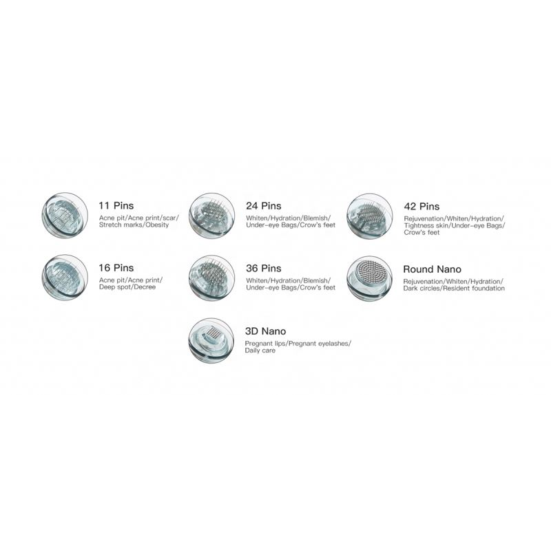 Dr M8 New Stainless Steel Mesotherapy Tattoo Micro Needles 100pcs/Bag Permanent Makeup Nano Needle Cartridges