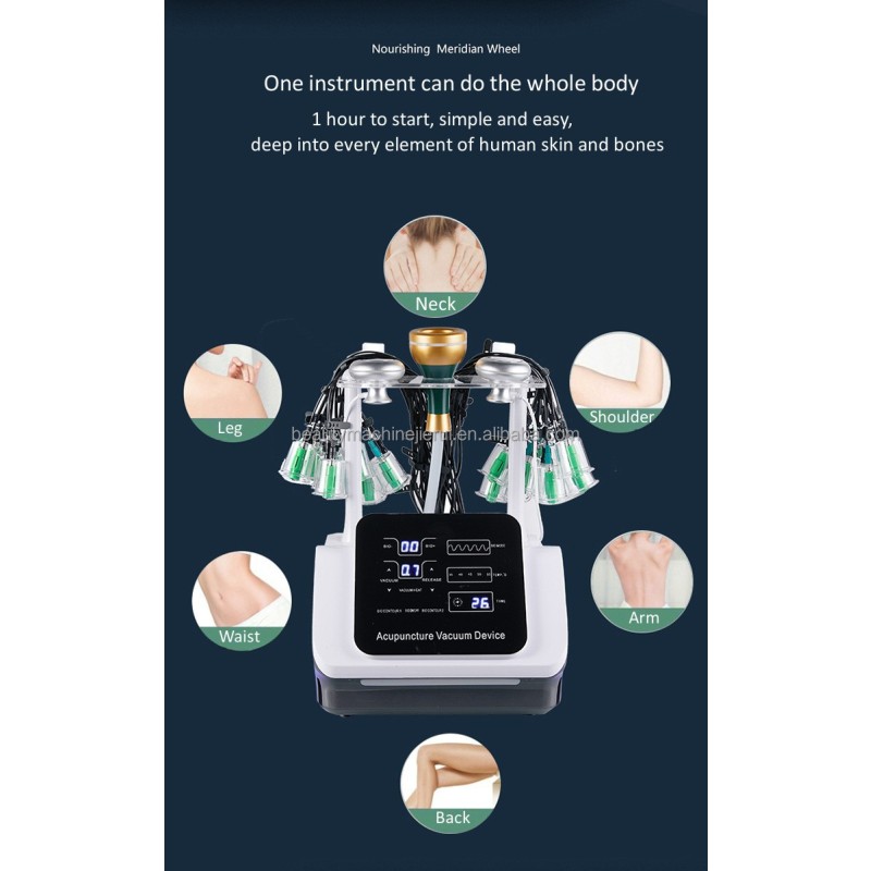 Electric Meridian Warming Moxibustion Device Hot Stone Scraping SPA Guasha Massage Machine