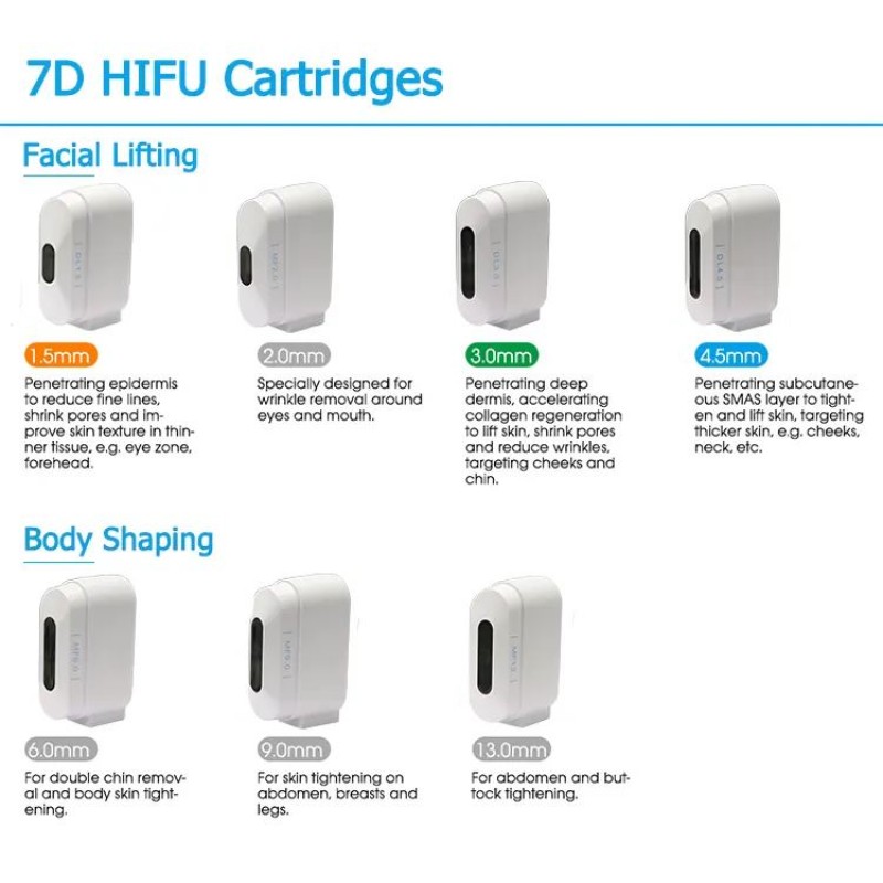7D HF RF Microneedling with High-Intensity Wrinkle Removal Ultrasound 20,000 Shots beauty machine