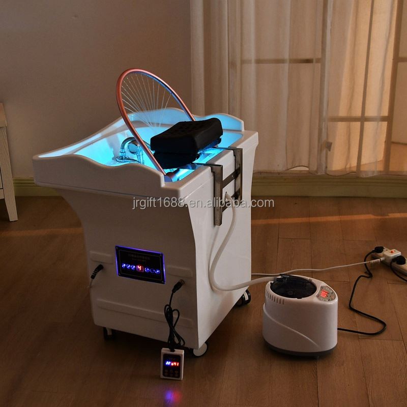 2025 new Head Spa With Steamer Full Body Massage Shampoo Bed Hair Washing Chair Hair Salon Shampoo Bowl