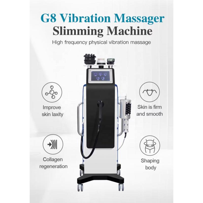 Multifunctional G8 Vibration Scrupting Body Shaping BIO Vacuum Therapy High Frequency Massage Slimming Machine