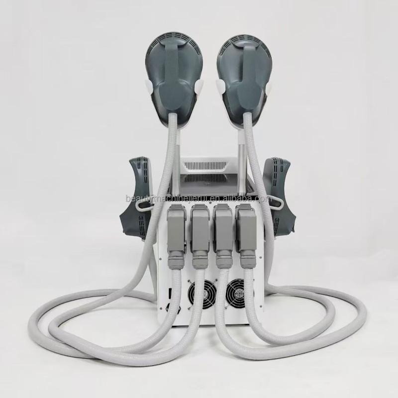 2025 Renasculpt Ems 4 Handle 15 Tesla Body Sculpting Muscle Building Ems Machine Price