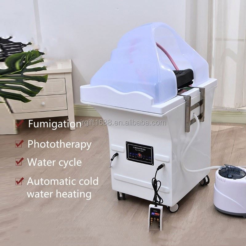 2025 new Head Spa With Steamer Full Body Massage Shampoo Bed Hair Washing Chair Hair Salon Shampoo Bowl