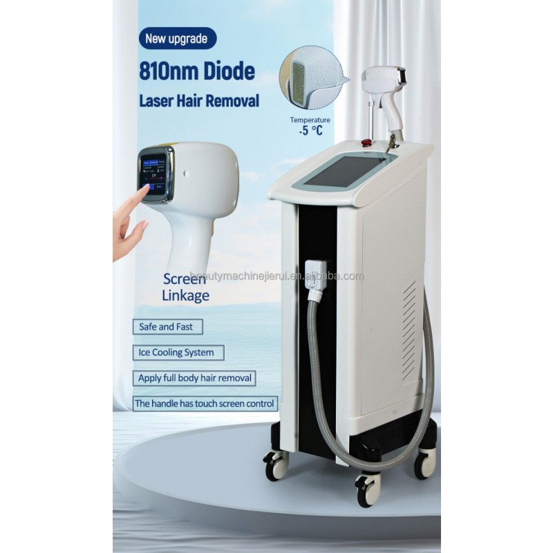 New 810nm Diode Laser Hair Removal Equipment at Home Professional Good Quality Painless Fast Clean