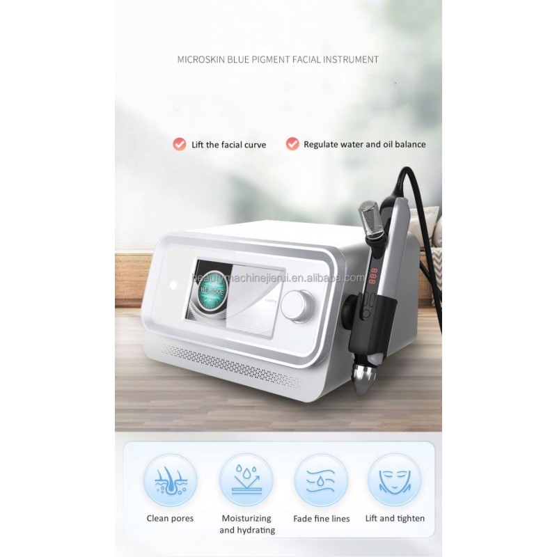 High-Pressure Light Jet Non-Invasive Microparticle Atomization Water Supplement for Face Rejuvenation for Home Use