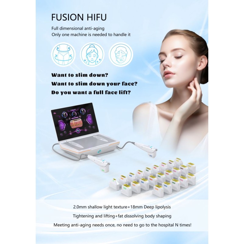 New 2 in 1 Anti-wrinkle 12D Skin Rejuvenation and Wrinkle Removal Face Lifting 12D Anti-aging Beauty Machine