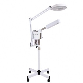 SPA Home Use New Beauty Equipment Skin Moisture Small Size Facial Steamer Hot And Cool Ozone Face Spa Facial Steamer With Lamp