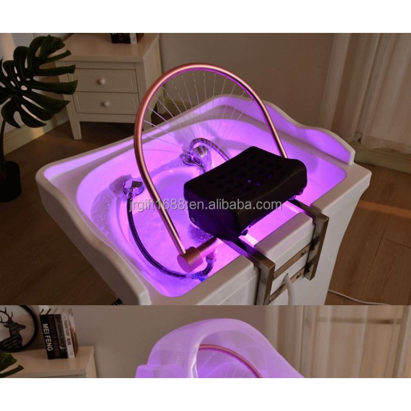 2025 new Head Spa With Steamer Full Body Massage Shampoo Bed Hair Washing Chair Hair Salon Shampoo Bowl