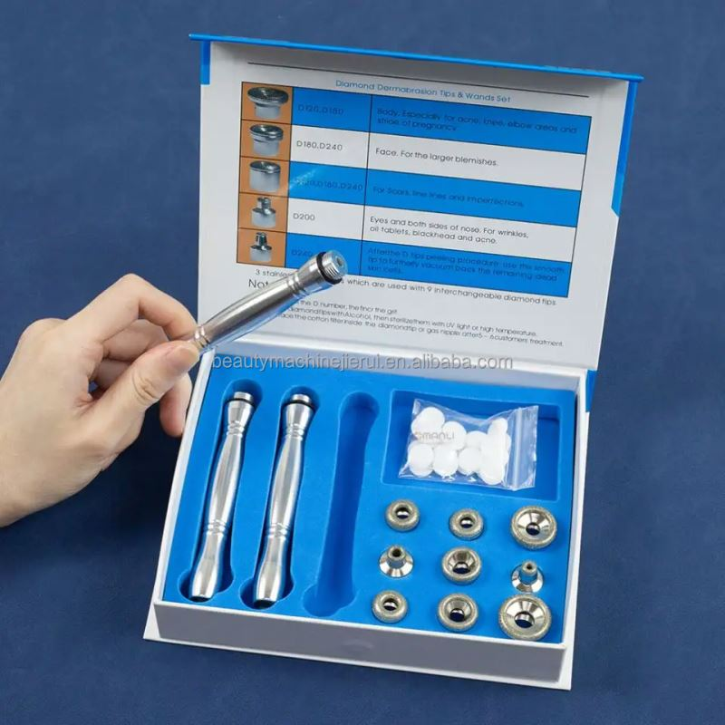 Portable Skin Peeling Vacuum Suction Diamond Microdermabrasion Tips for Microdermabrasion Machine