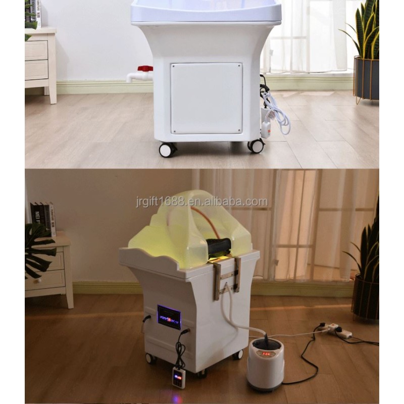 2025 new Head Spa With Steamer Full Body Massage Shampoo Bed Hair Washing Chair Hair Salon Shampoo Bowl