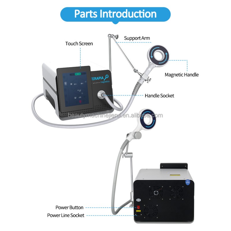 Physical Therapy Portable 1 Magneto Handle Electromagnetic Physio Therapy Machine for Pain Relief